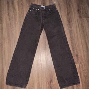 Zara Brown Jeans Size 6 Amazing Condition